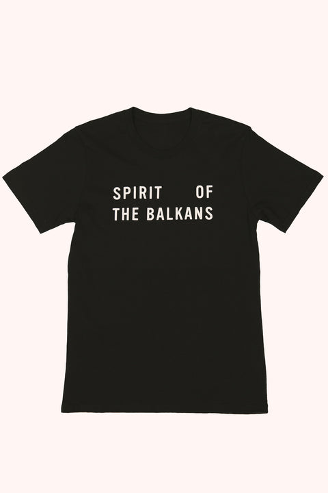 Black Spirit T-shirt by Legende featuring a sleek design and comfortable fit, shown on a plain background.