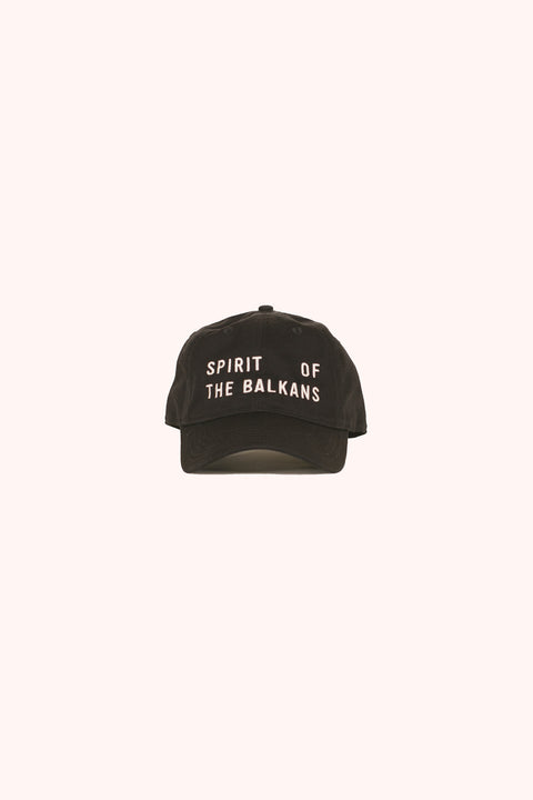 Legende Spirit Cap, black baseball hat with embroidered logo, adjustable strap, casual style for fans and everyday wear